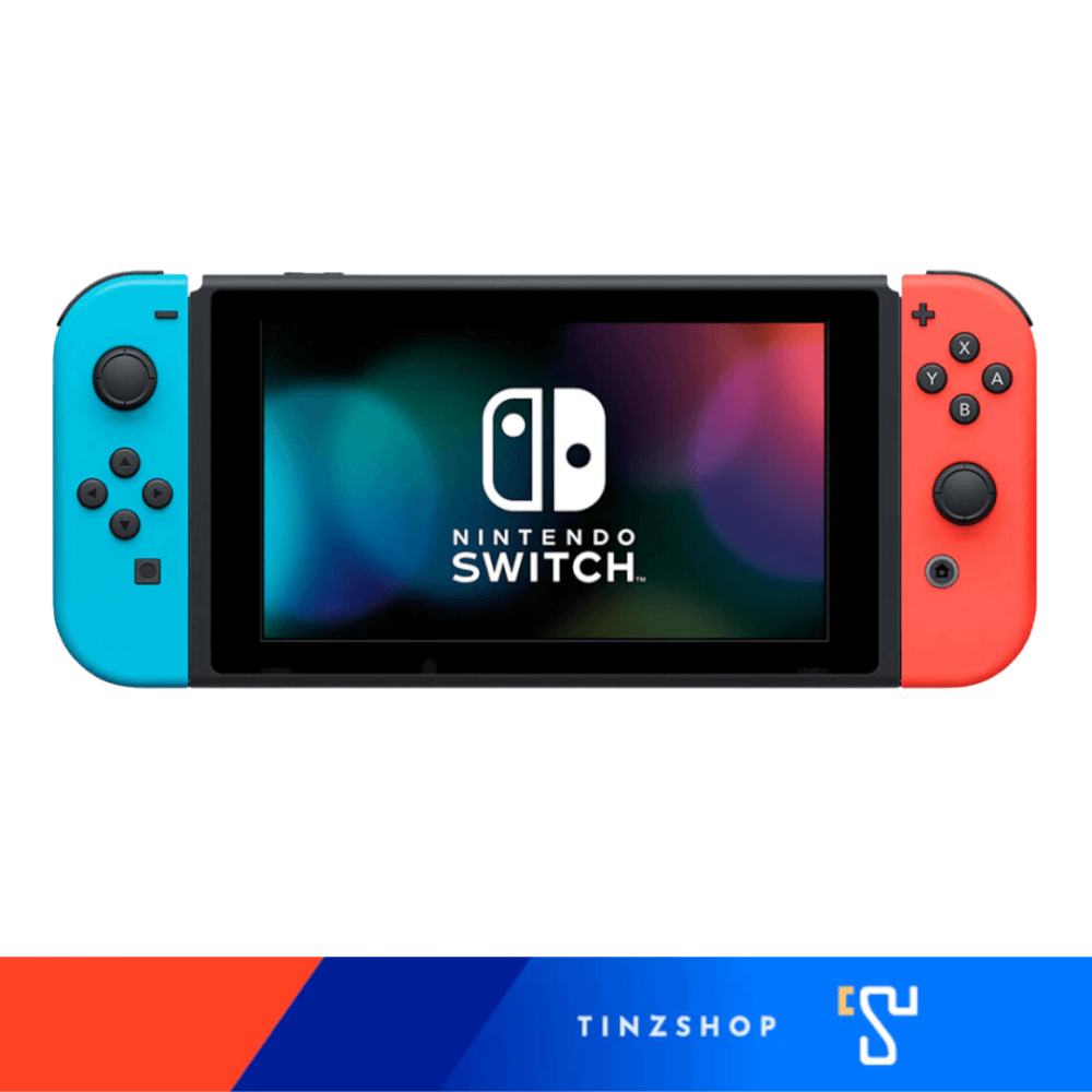 เครื่องเกม Nintendo Switch กล่องแดง สีนีออน